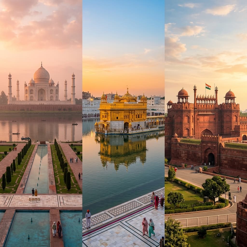 North India Heritage (Delhi, Agra, Amritsar)